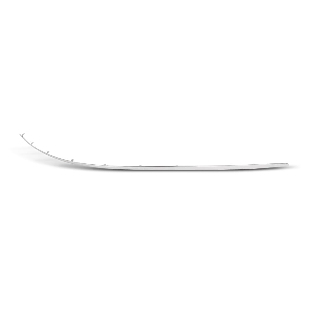 PIT66 Rear Left Side Bumper Trim Molding, MB1158114 Silver