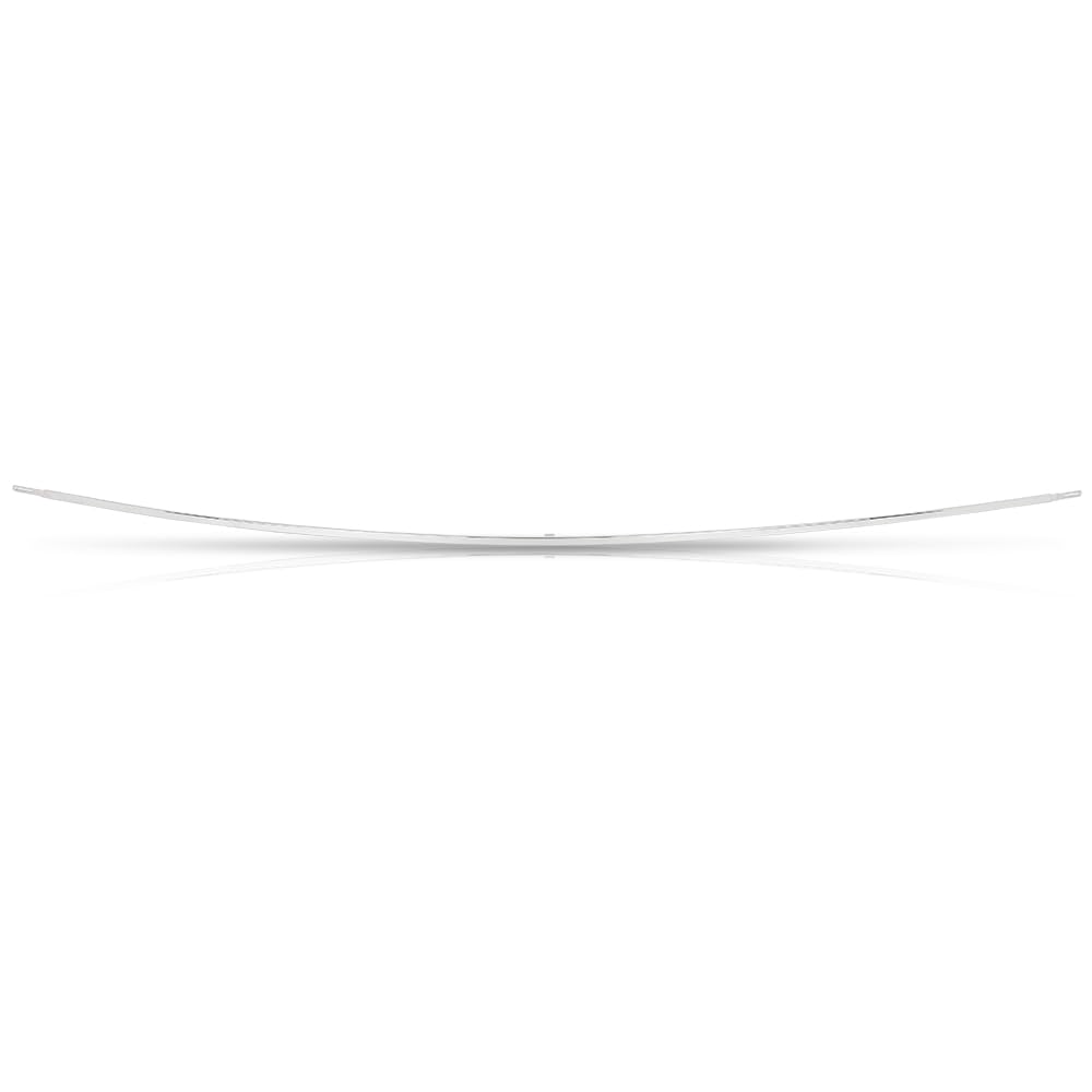 PIT66 Rear Left Bumper Trim, MB1157129 Replacement, Silver ABS Bumper