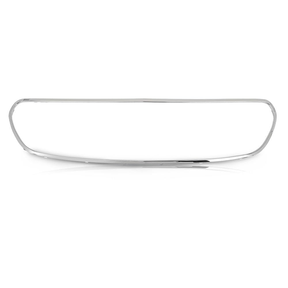 PIT66 Chrome Main Grille Trim Center, MB1202106 Silver