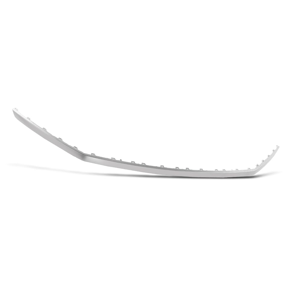 PIT66 Front Bumper Cover Molding Trim Insert Impact Strip, AU0807107 Silver