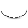 PIT66 Front Bumper Grille Molding Strip 2PCS Compatible with Chevy Malibu 2016-2021 23478391, 23478390, GM1046122, GM1047122 Black
