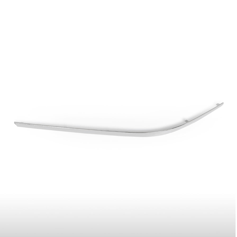 PIT66 Front Left Side Bumper Molding Trim, MB1046115 Silver