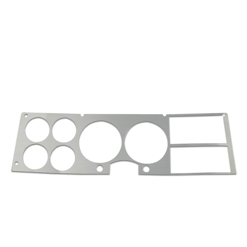 PIT66 Silver Dashboard Bezel Insert Fits Chevy GMC Truck Blazer 1981‑1987