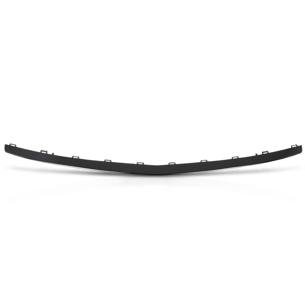 PIT66 Front Bumper Molding Trim, MB1044133 Glossy Black