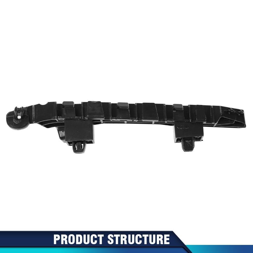 PIT66 2pcs Painted Front Bumper Retainer Support Bracket