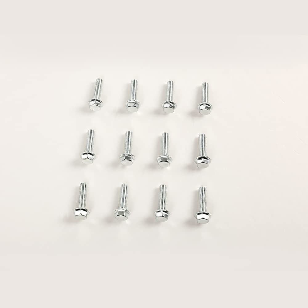 PIT66 Exhaust Manifold Hardware Kit Compatible with Chevy Suburban 2000-2013/Chevy Avalanche 2007-2013 and Chevy Tahoe/GMC Yukon 2001-2013 Fit Chevy Silverado/GMC Sierra 1999-2013 03413B Chrome