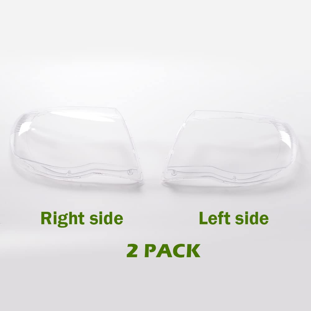 PIT66 Headlight Lens Cover, Fit 2005-2011 Toyota Tacoma Base | Pre-Runner | X-Runner | SR5