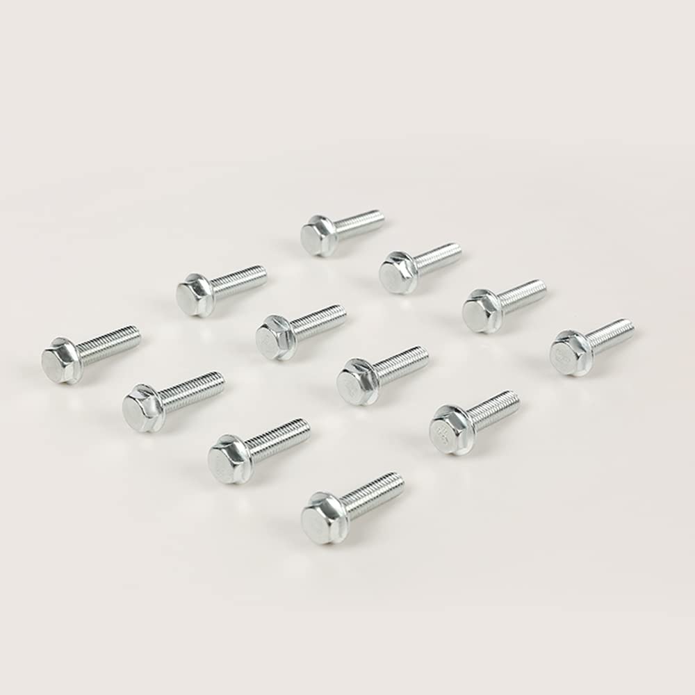 PIT66 Exhaust Manifold Hardware Kit Compatible with Chevy Suburban 2000-2013/Chevy Avalanche 2007-2013 and Chevy Tahoe/GMC Yukon 2001-2013 Fit Chevy Silverado/GMC Sierra 1999-2013 03413B Chrome
