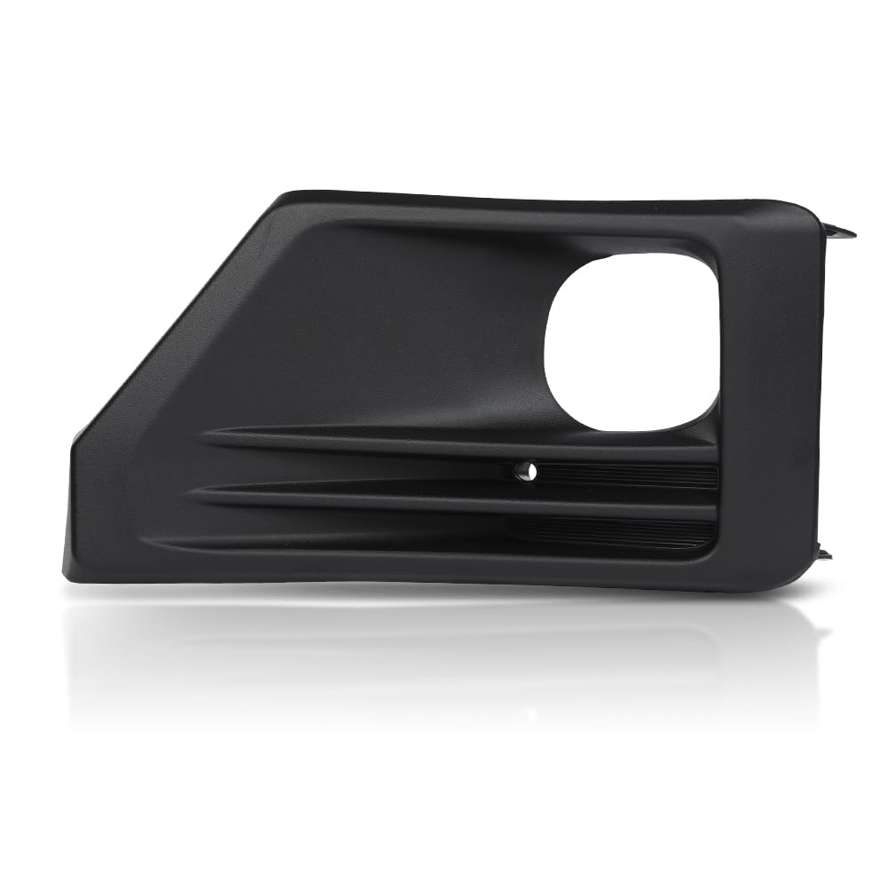 PIT66 Front Bumper Fog Light Bezels Lamp Cover Left Driver Side Black Compatible with Toyota RAV4 Adventure/TRD Off-Road 2019-2023 521280R170, 521270R170, TO1038226, TO1039226