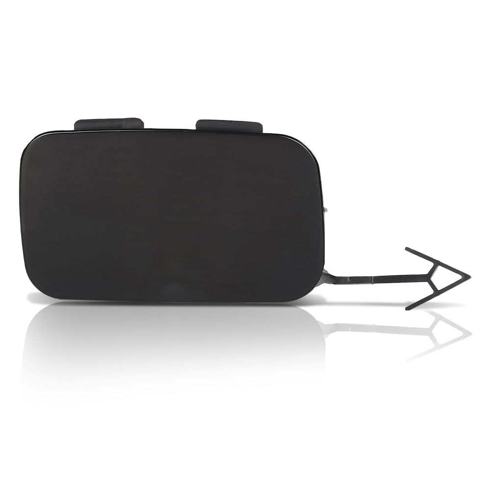PIT66 Rear Bumper Tow Hook Eye Cover Cap 1 PC Compatible with Audi A8 Quattro D4 2014-2017 Black
