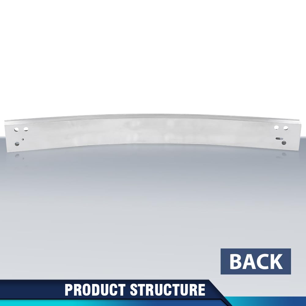 PIT66 Rear Bumper Reinforcement Impact Face Bar, TO1106234 Silver