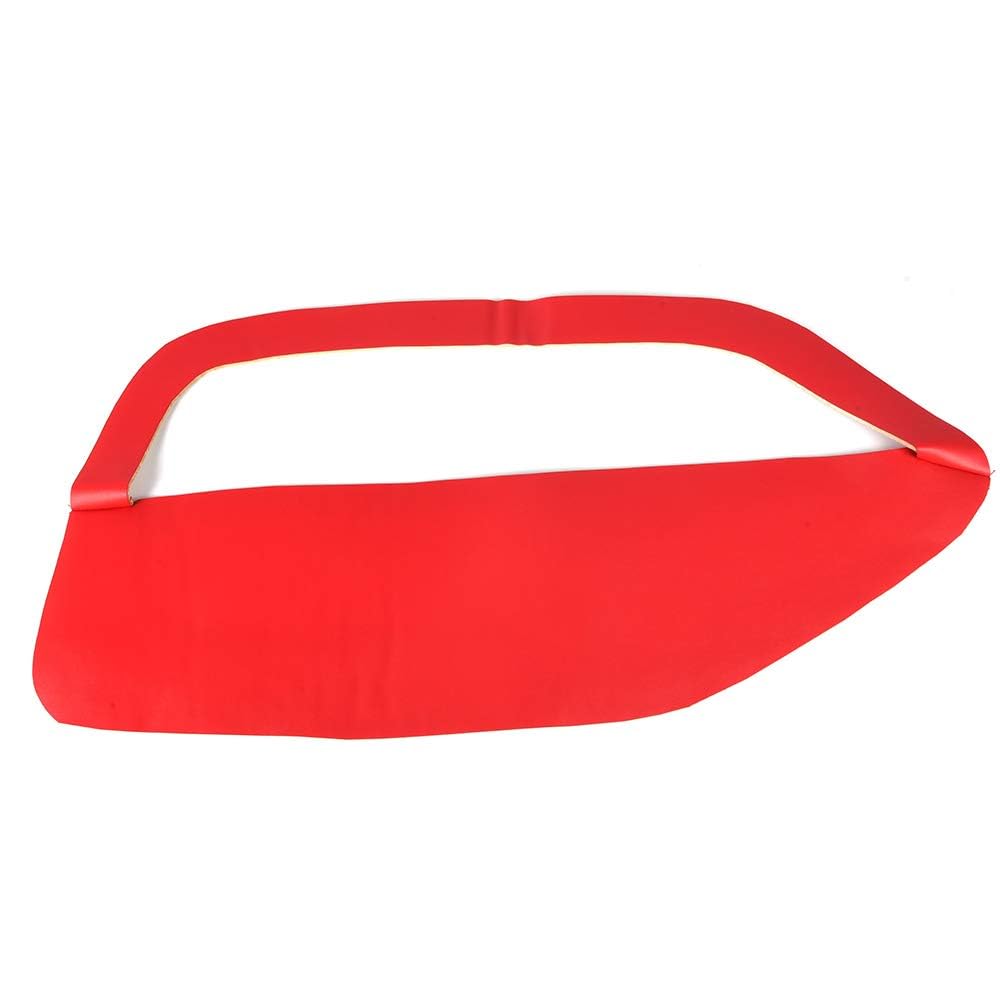 PIT66 Armrest Door Panel Insert Cards Cover Fit Ford Mustang 2005-2009 Red