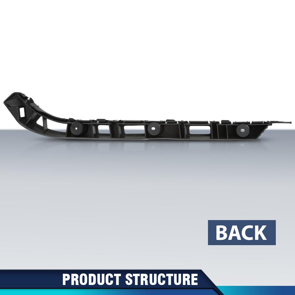 PIT66 Bumper Retainer Bracket Rear Driver Side, GM1142105 Black