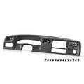 PIT66 Dash Bezel Radio Cluster Trim Fit Ford F250 F350 1999-2004 Dark Gray