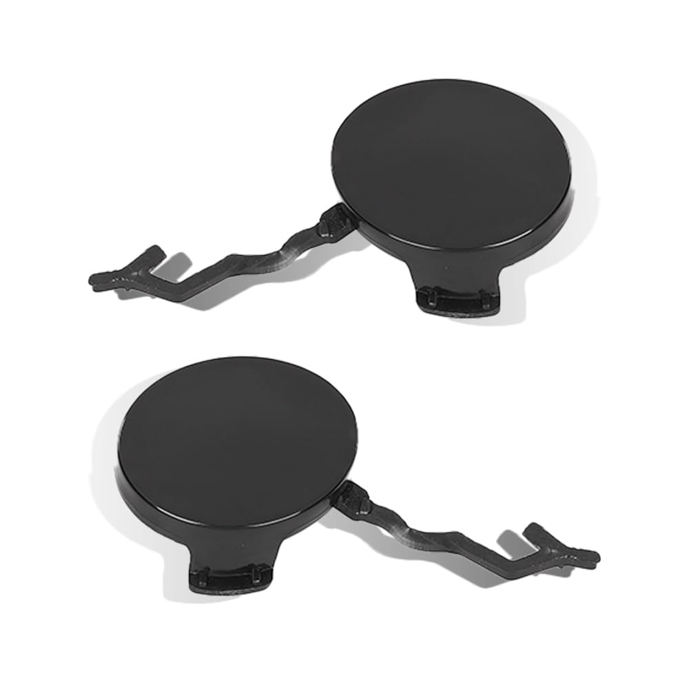 PIT66 Rear Bumper Tow Hook Cover Cap PP Black Fit Porsche Cayenne 2011-2014