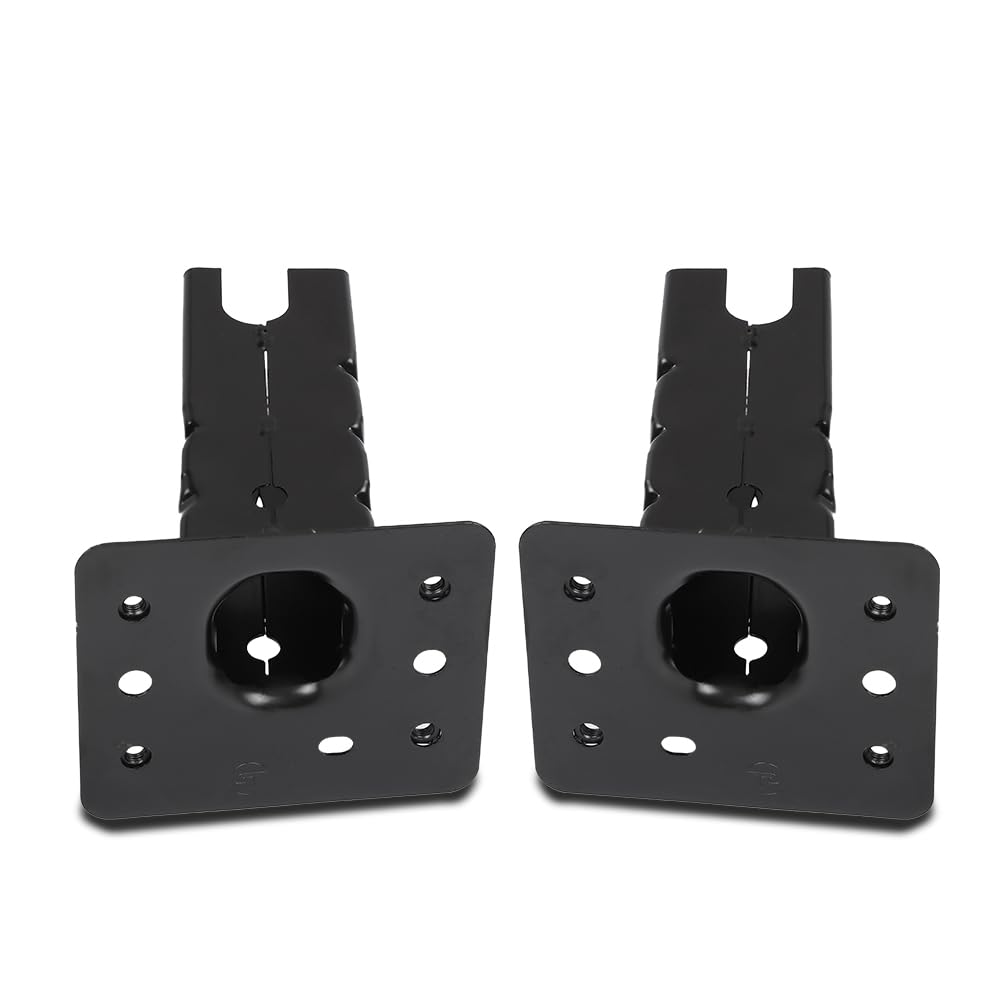 PIT66 Bumper Impact Bar Brackets Set Left & Right Side, Black