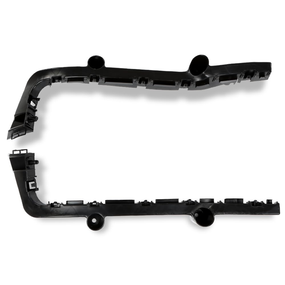 PIT66 Rear Outer Bumper Brackets Support, Black