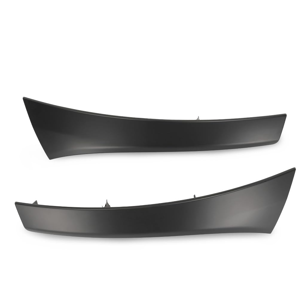 PIT66 Headlight Fillers for Ram ProMaster 1500/2500/3500 Base 2014-2022, Black, Polypropylene, Driver and Passenger Side, Front Upper