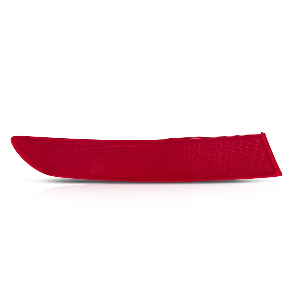 PIT66 Rear Bumper Reflector Left Driver Side Compatible with BMW F25 X3 Series sDrive28i xDrive28d xDrive28i xDrive35i 2015-2017 63257352209, 63 25 7 352 209 Red Len