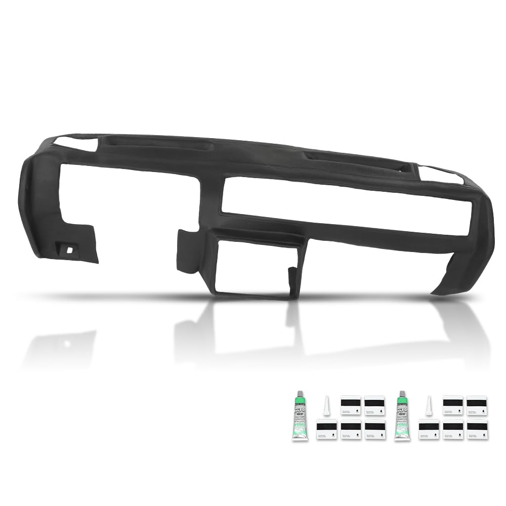 PIT66 Black TPE Dash Cover Fits Chevy Monte Carlo 1981‑1988