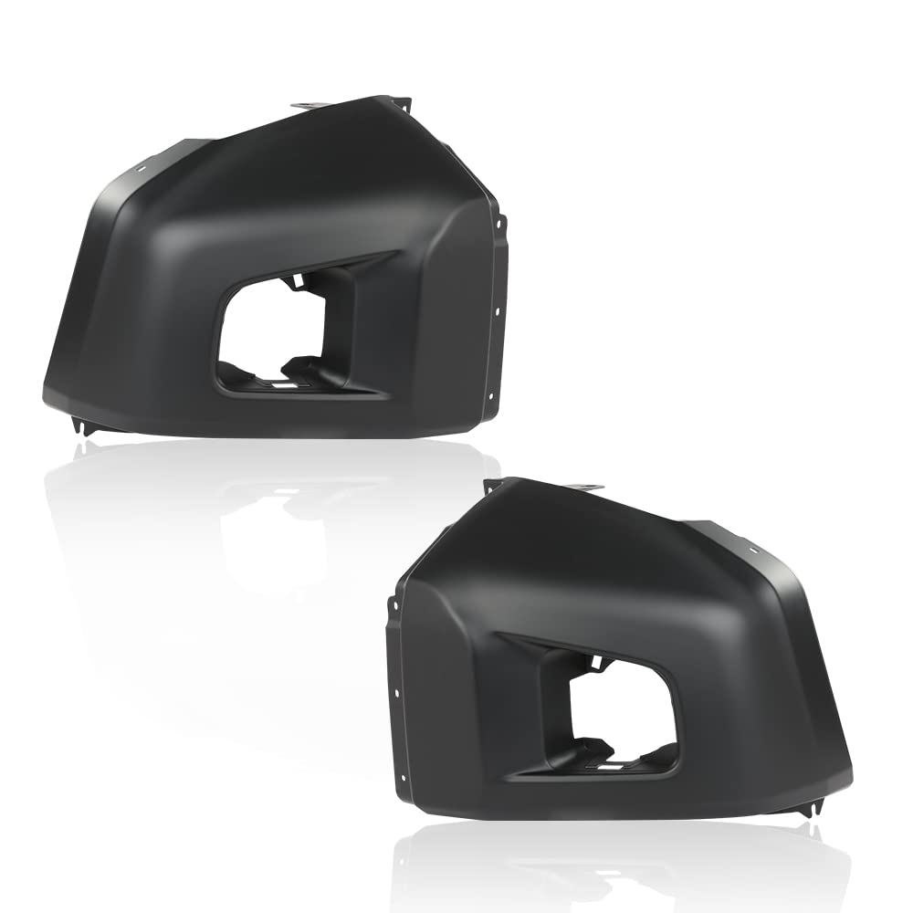 PIT66 Front Bumper End Cap Left and Right Plastic w/o Sensor Holes