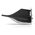PIT66 Front Left Side Fog Light Lamp Bezel Insert, GM1046137 Black & Chrome