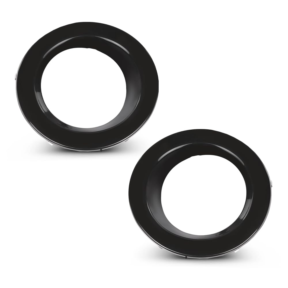 PIT66 Fog Light Bezel Cover Ring Front Left & Right Side, Black