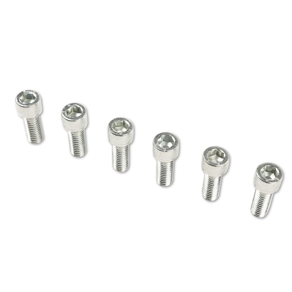 PIT66 Intake Manifold Bolts Stainless Steel Kit, Compatible with 1955-1986 265, 283, 302, 305, 327, 350, and 400 SB Chevy Engines