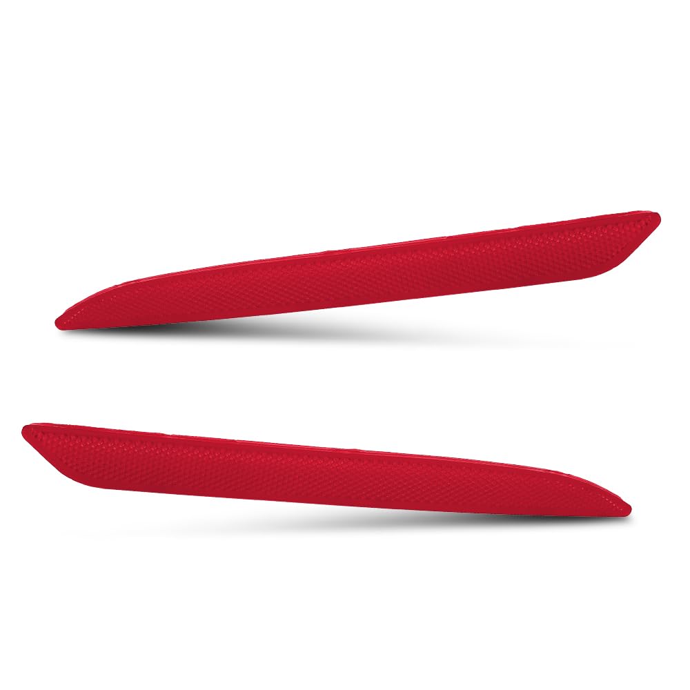 PIT66 Rear Bumper Reflector Lights 1 Pair Left & Right