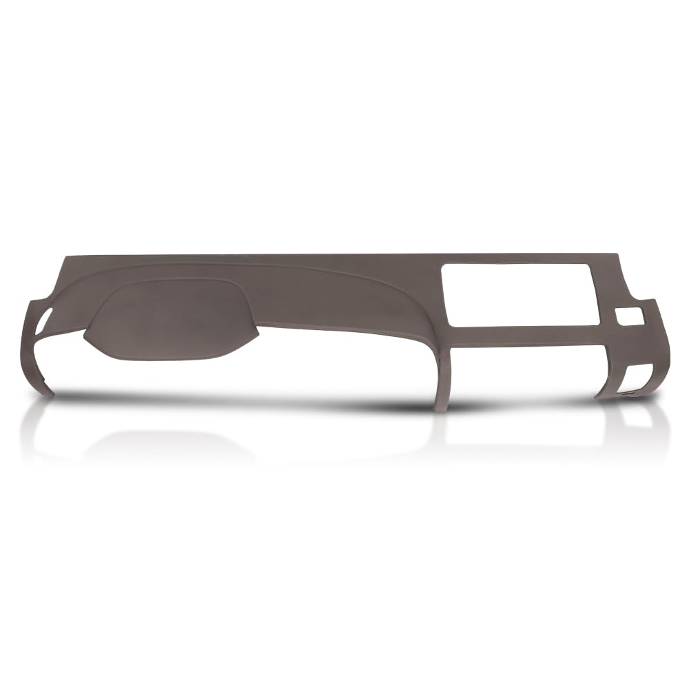 PIT66 TPE Dash Bezel Cover Fit Chevy Silverado GMC Sierra 2007-2013 Brown