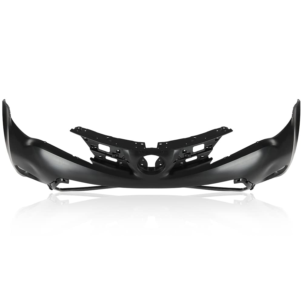 PIT66 New Primered Front Upper Bumper Cover Fit Toyota RAV4 2013 2014 2015