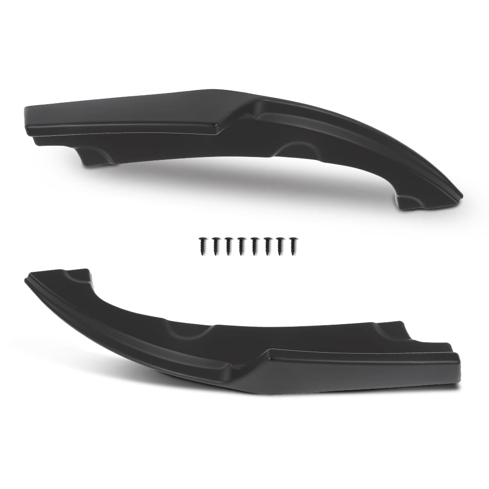 Pit66 Rear Bumper Side Skirt Lip Splitter Canard Black