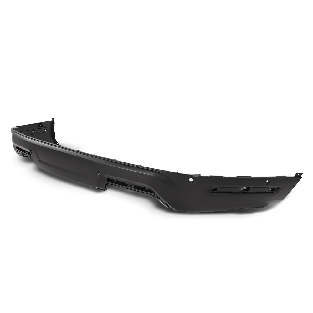 PIT66 Rear Lower Bumper Cover Primed Compatible with Ford Explorer Limited/Platinum/Sport Sport Utility 4-Door 2018-2019 FO1115139, JB5Z17K835DA Black PP