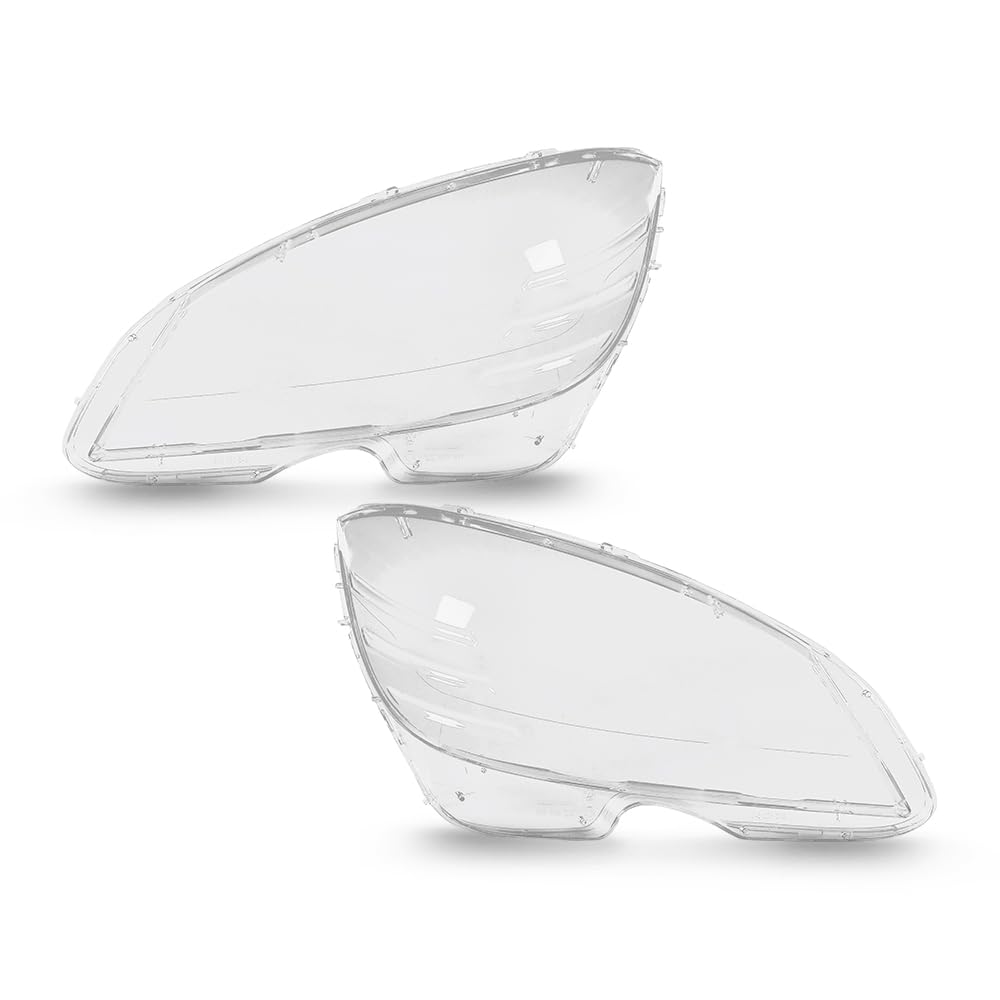 PIT66 Front Headlight Lamp Lens Covers Left & Right Pair, Headlamp Lens