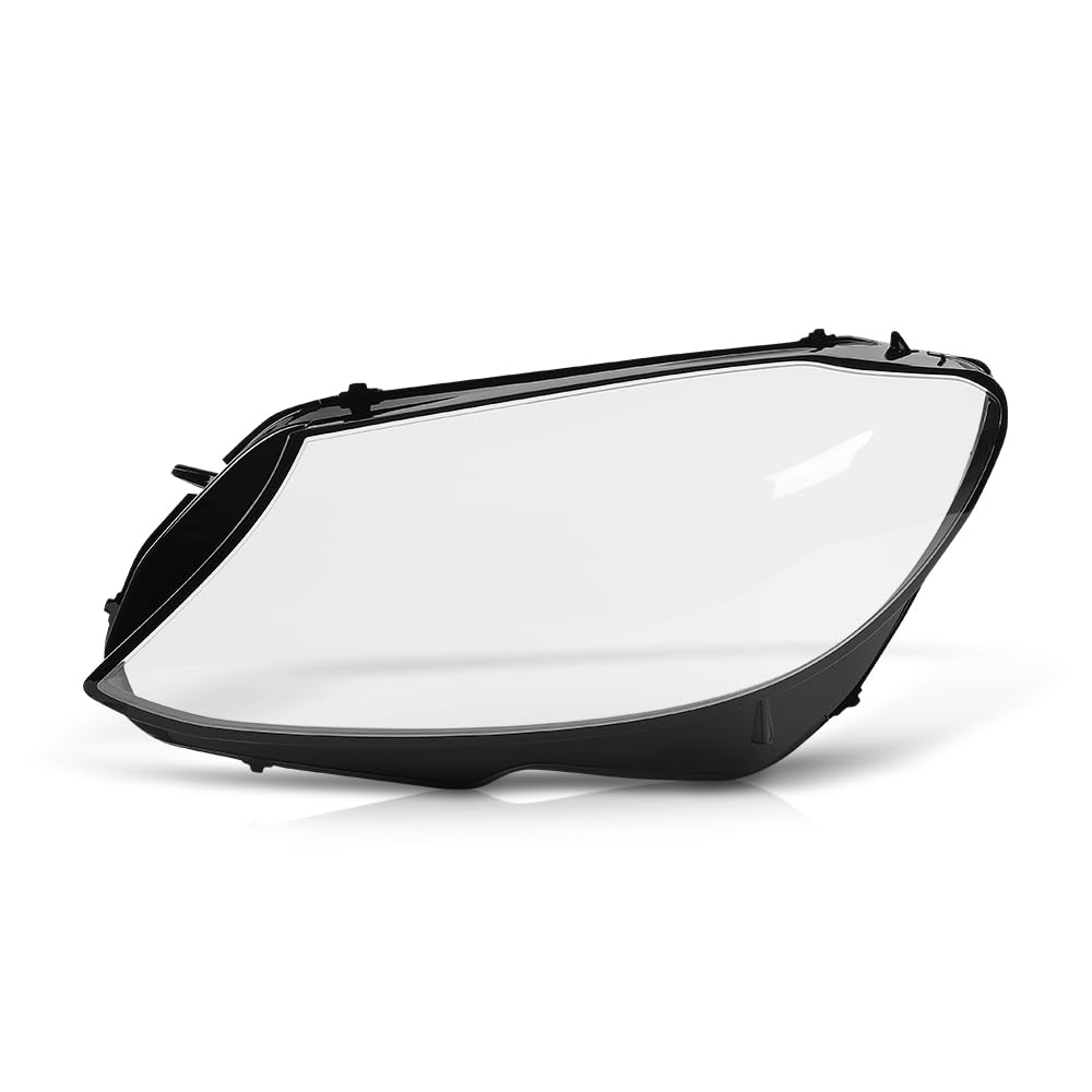 PIT66 Headlight Lens Cover Left Side Compatible with Benz C-Class W205 2019 2020 Front Headlamp Lens Cover Clear