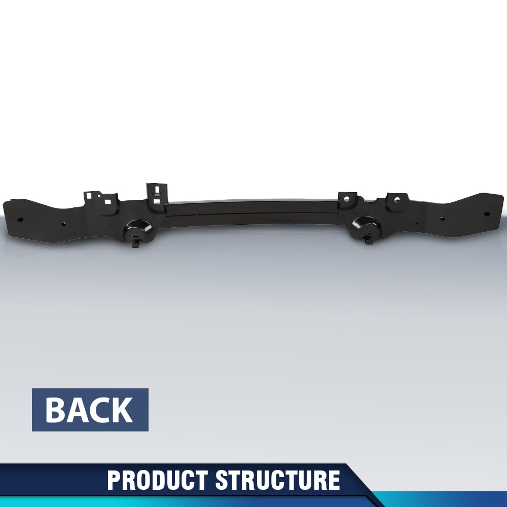 PIT66 Front Bumper Reinforcement, GM1006708 Black Steel