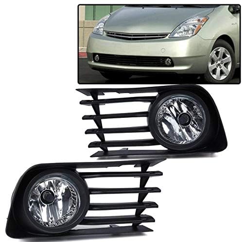 PIT66 Front Bumper Fog Lights, Compatible with 2004-2009 Toyota Prius Left&Right TO2592119, TO2593119, TO1038118, TO1039118
