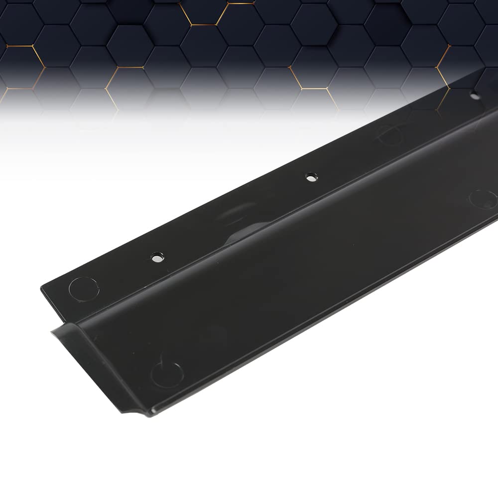 PIT66 Front Bumper Fillers Set Compatible With 1979-1985 Cadillac Eldorado Black Painted Bumper Fillers 4pcs