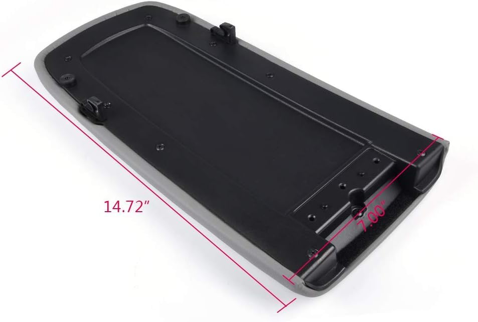 PIT66 Center Console Armrest Lid Fit Ford Explorer 1997-2000 Light Gray