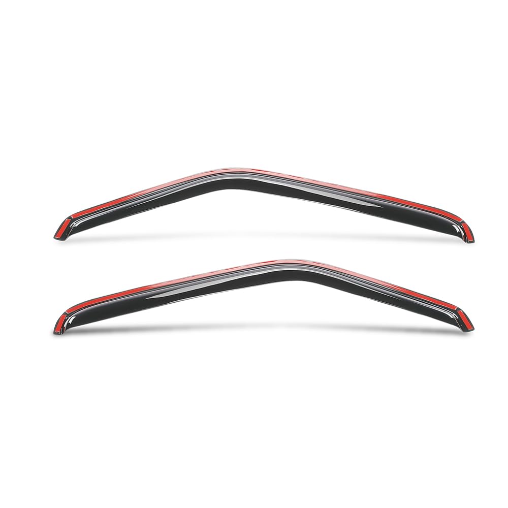 PIT66 in-Channel Window Rain Guards Fit Ford Ranger All Models 1993-2004