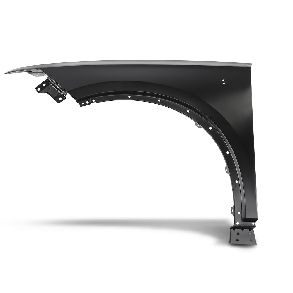PIT66 Front Left Driver Side Fender 1PC Fit Cadillac XT6 Luxury 2021 2022 2023 2024, Fit Cadillac XT6 (submodel: Premium Luxury, Sport) 2020 2021 2022 2023 2024 84596459, GM1240423 Black