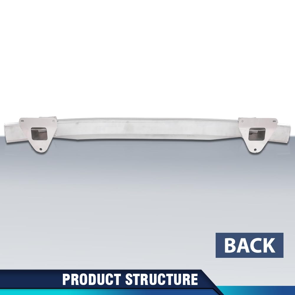 PIT66 Rear Bumper Impact Absorber Reinforcement Bar, CH1106220 Silver
