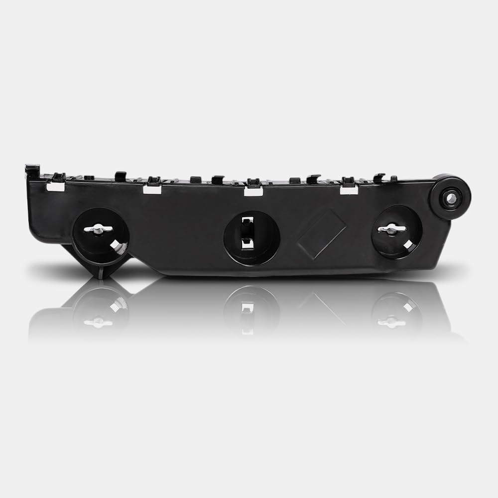 PIT66 Front Left Bumper Bracket Driver Side, NI1042129 Black