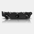 PIT66 Front Left Bumper Bracket Driver Side, NI1042129 Black