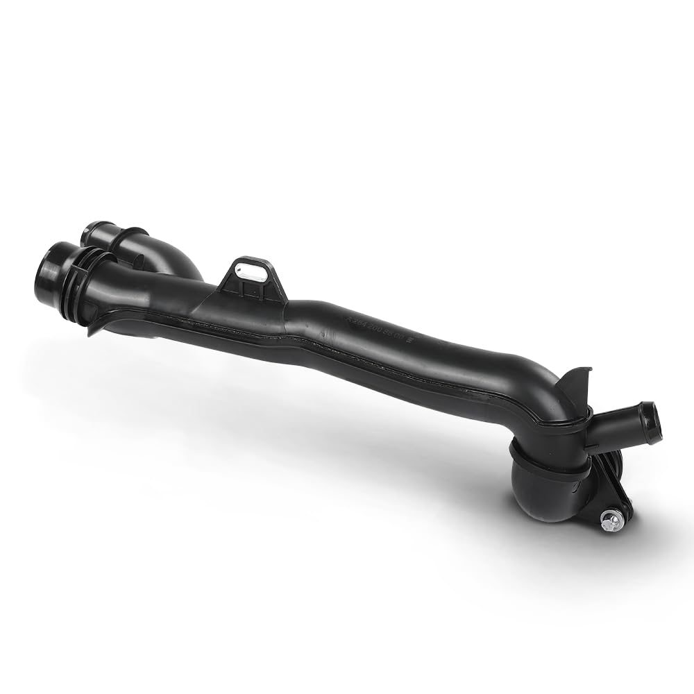 PIT66 Thermostat Coolant Pipe Compatible with Benz C300 E350 GLC300 GLE350 2019-2023, Fit Benz M264 Engine CLS C-Class E-Class Models A2642008600, 2642008600, 264 200 86 00, A 264 200 86 00 Black