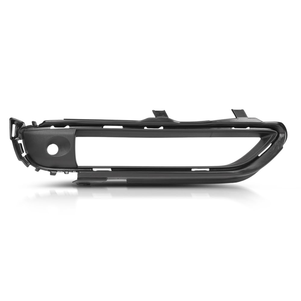 PIT66 Front Bumper Face Bar Lower Grill Trim Cover Right Side, Black