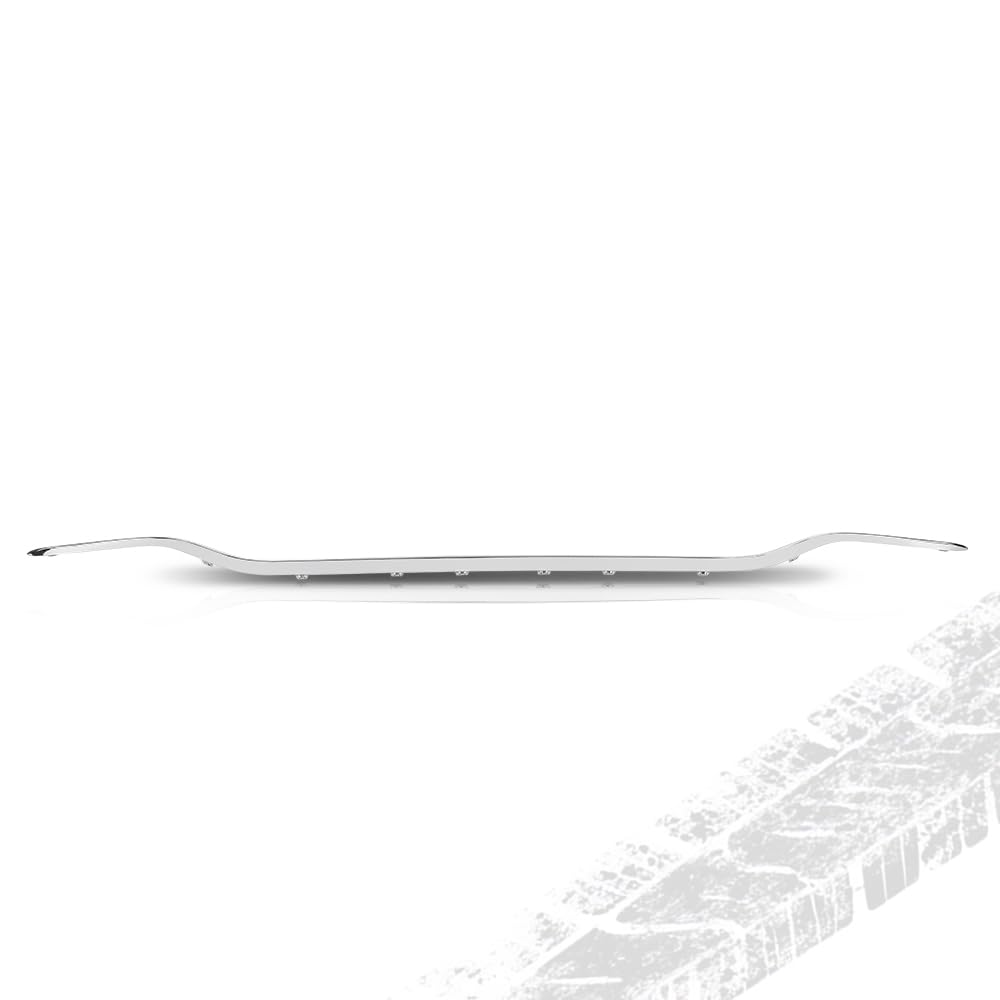 PIT66 Rear Bumper Face Bar Trim Molding, MB1144121 Silver