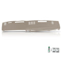 PIT66 Dash Bezel Fit 1981-1987 Chevy GMC Pickup/1981-1991 SUV TPE Beige
