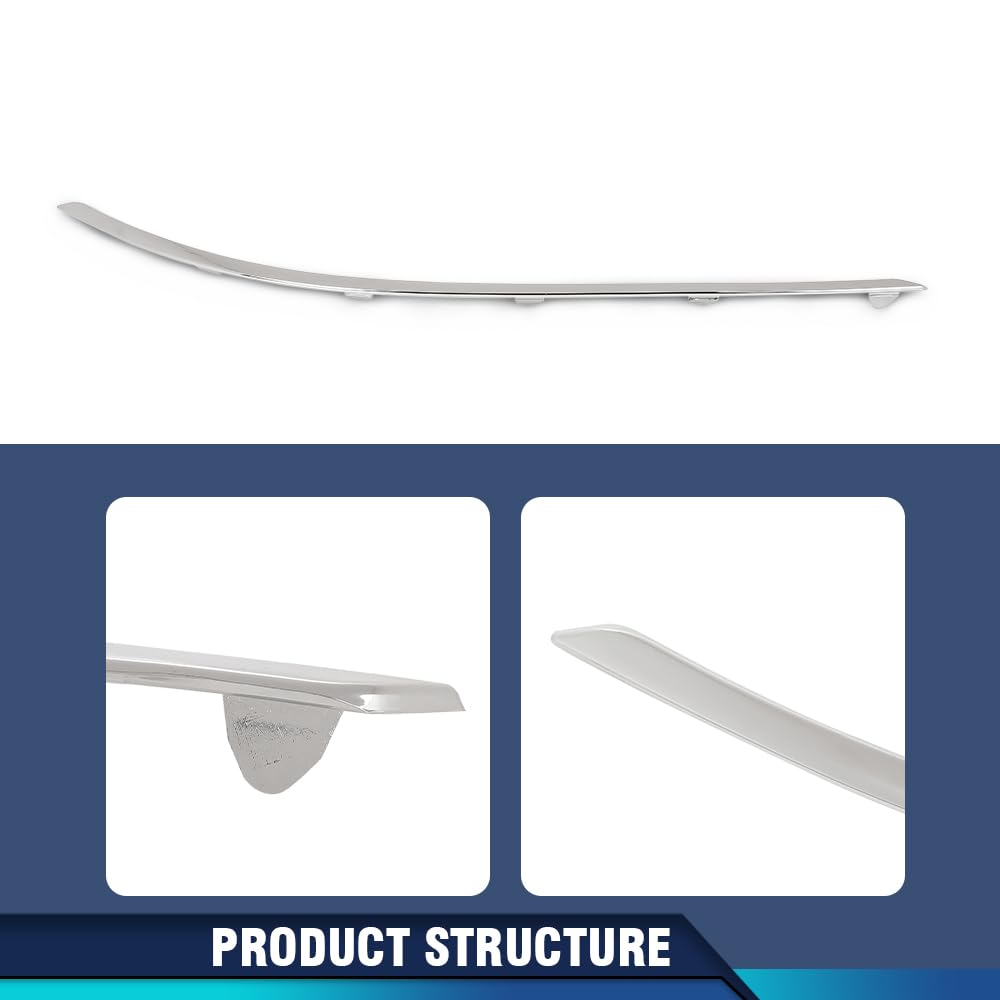 PIT66 Front Bumper Trim Molding Left & Right