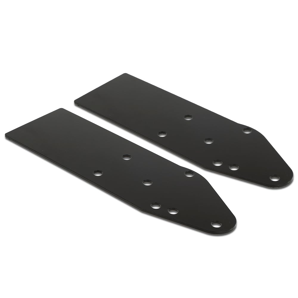 PIT66 Front Bumper Steel Reinforce Mount Brackets, Black